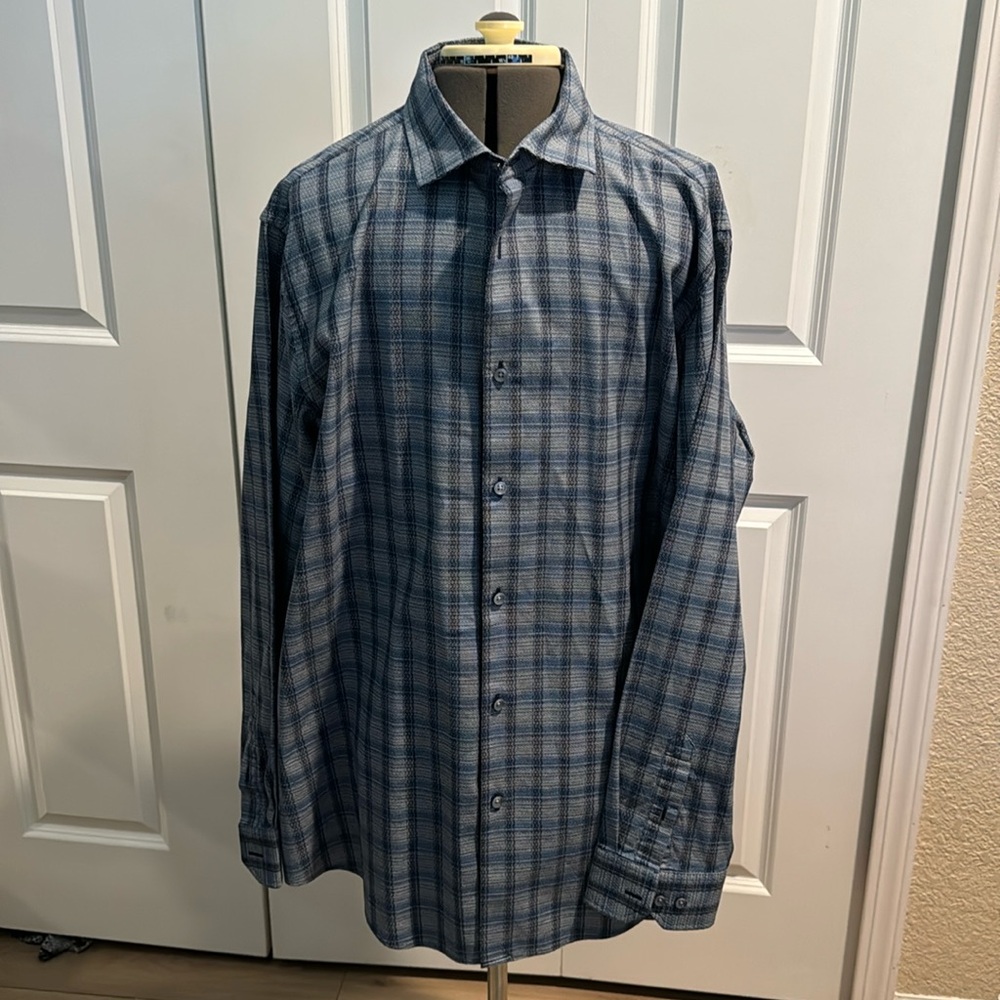 Tasso Elba  XXL Mens Dress Shirt like new